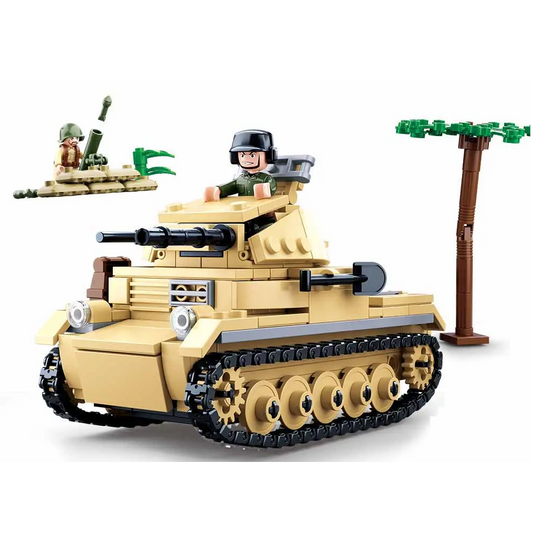 Sluban WWII toy tank set packagi...