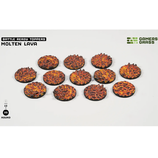 Gamers Grass Molten Lava 25mm ro...