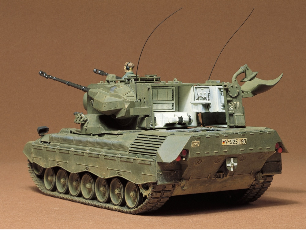 German Flakpanzer Gepard Tank - Tamiya (1/35) Scale Models