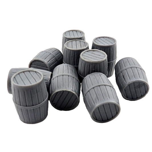 A set of eight grey, unpainted 2...