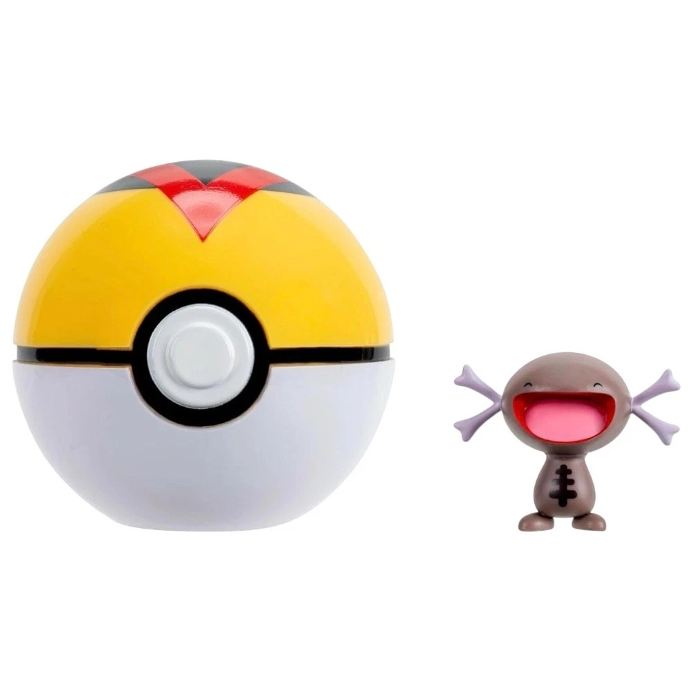 Pokémon Clip 'N' Go Paldean Wooper & Level Ball Figure Set