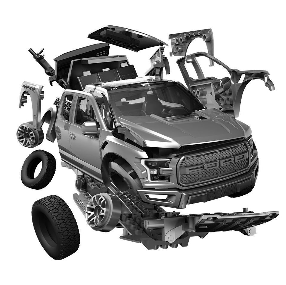 Airfix QUICKBUILD Ford F-150 Raptor – Grey