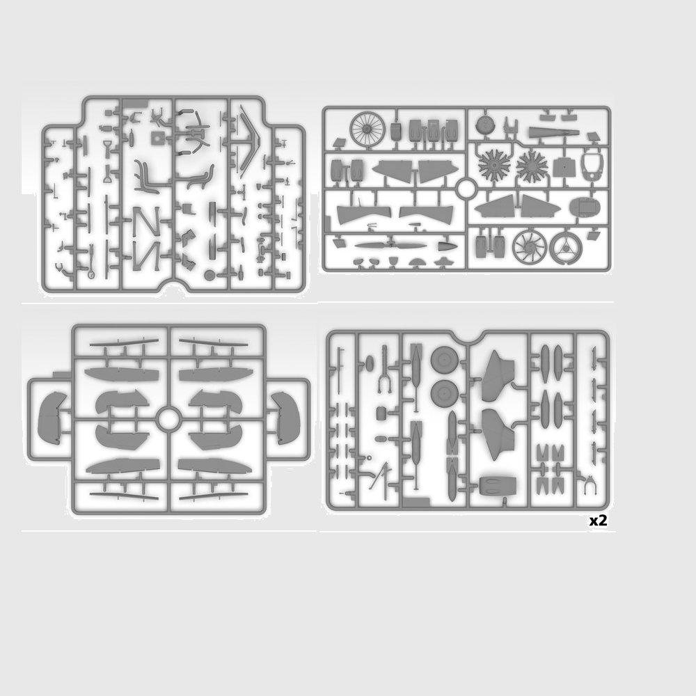 ICM Hs 123A-1 (Late), WWII German Attack Aircraft | 1:32 Scale Model