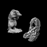 Classic Wood Folk by Oakbound Studio. A set of two lead pewter miniatures of classic folk creatures from the wood Oakbound studio