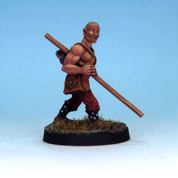 White metal miniature of a human...