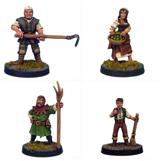 Farmfolk white metal tabletop mi...