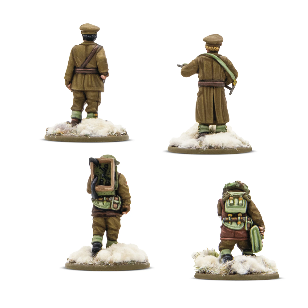British & Canadian Infantry (Winter) HQ (Bolt Action)