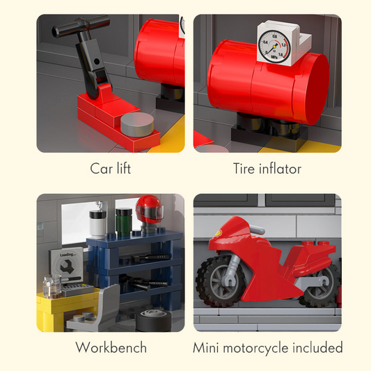 Shell-themed toy maintenance sta...
