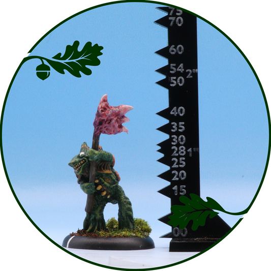 A set of nine painted fantasy mo...