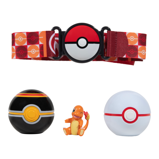 Pokémon Clip 'N' Go Charmander Poké Ball Belt Set