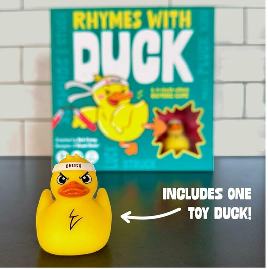 Rhymes with Duck board game show...