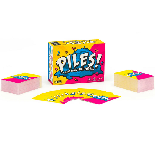 Board game box for 'Piles!