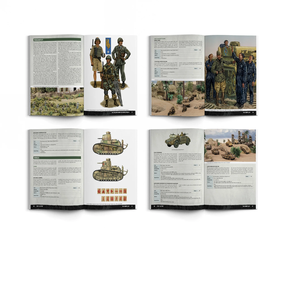 Bolt Action Armies of Italy Third Edition Rulebook