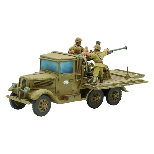 Model of a military truck with s...