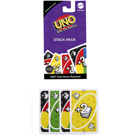 UNO Stack Pack - Add-On Pack Card Game Expansion for Classic UNO