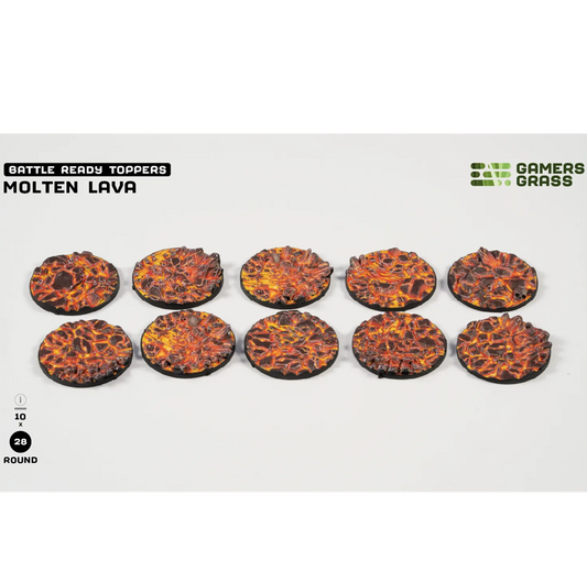 Gamers Grass Molten Lava 28mm ba...