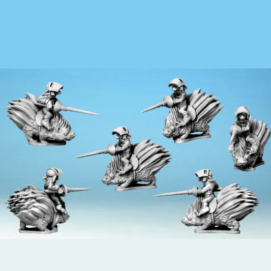 A 28mm scale metal miniature of ...