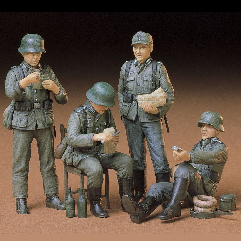 Tamiya German Soldiers at Rest - 1/35 Scale