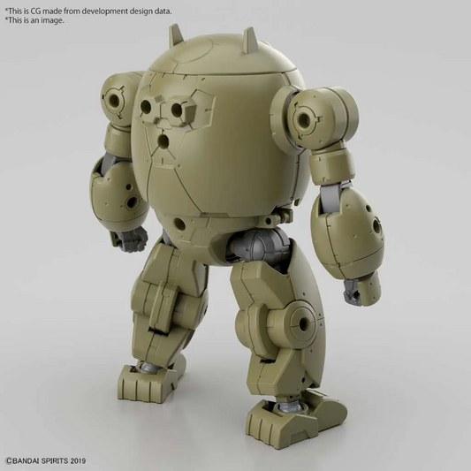 Model kit of a robot with a beig...