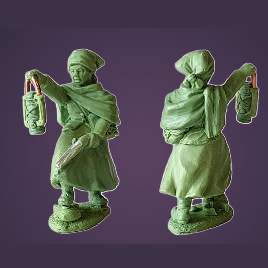 Harriet Tubman, a metal miniatur...