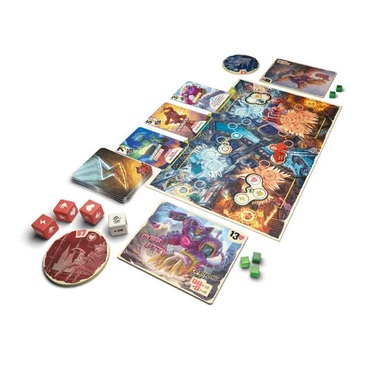 King of Tokyo Duel game box with...
