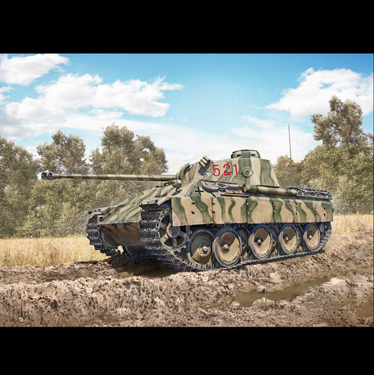 Model tank kit box for Pz. Kpfw....