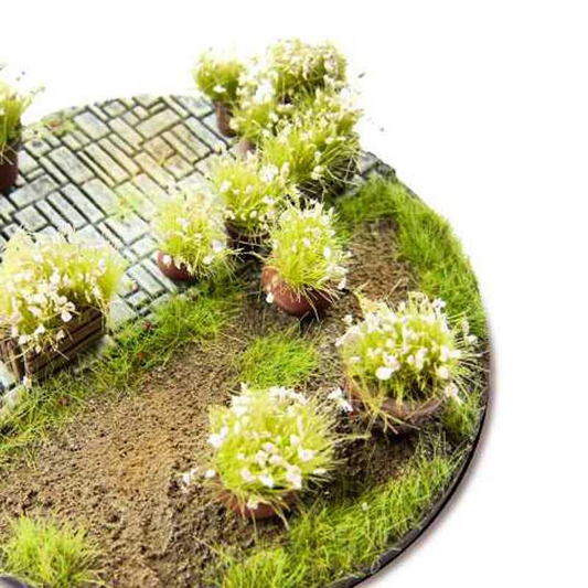 White Shrub Tufts 6mm - Green St...