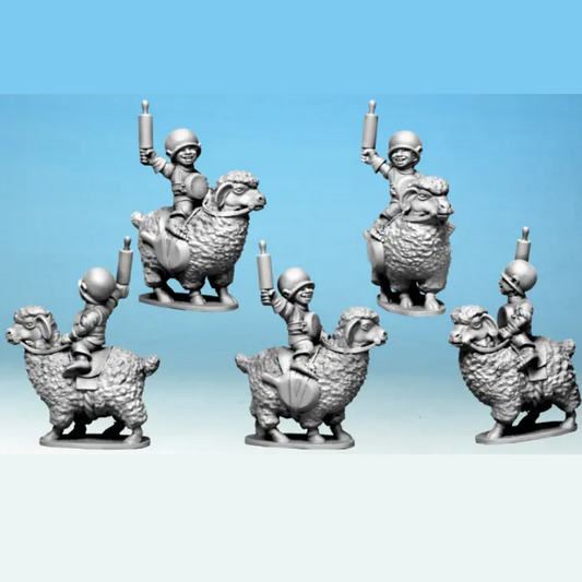 A 28mm scale metal miniature of ...