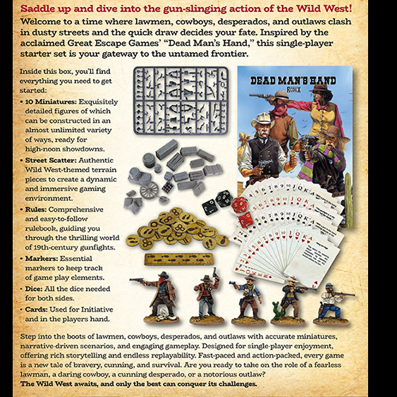 Dead Man's Hand Redux Single Player Gunslinger Set