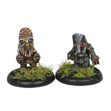 Nahg Spirithosts by Oakbound Studio. A set of two lead pewter miniatures for your tabletop and RPGs.