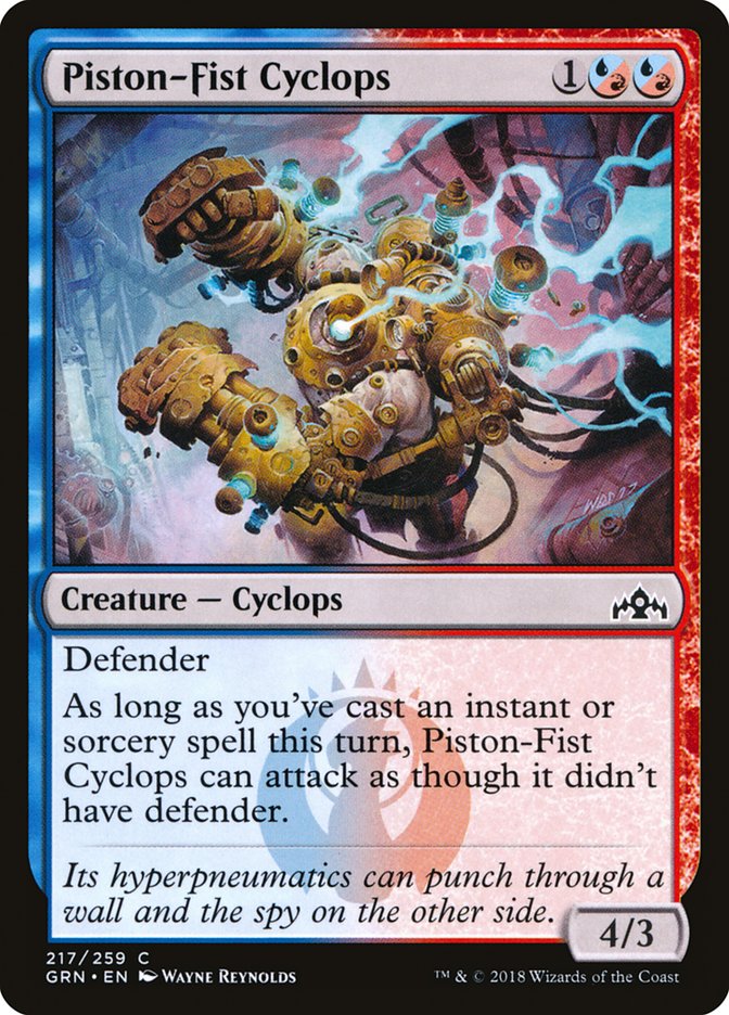 Piston-Fist Cyclops MTG Singles | Guilds of Ravnica #217