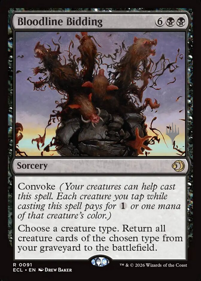Bloodline Bidding Lorwyn Eclipsed #091