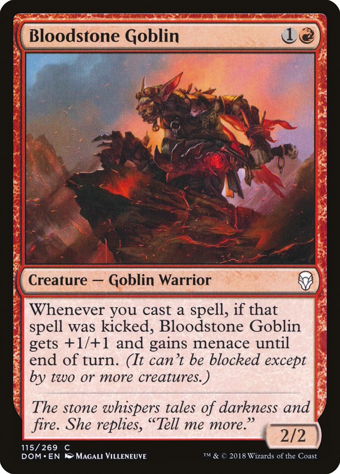 Bloodstone Goblin Dominaria #115