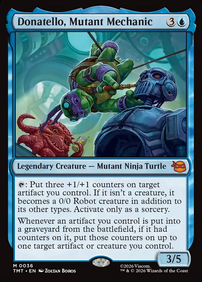 Donatello, Mutant Mechanic Teenage Mutant Ninja Turtles #036