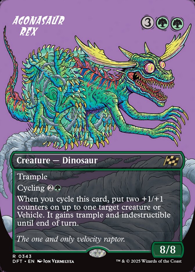 Agonasaur Rex - Borderless Aetherdrift #343