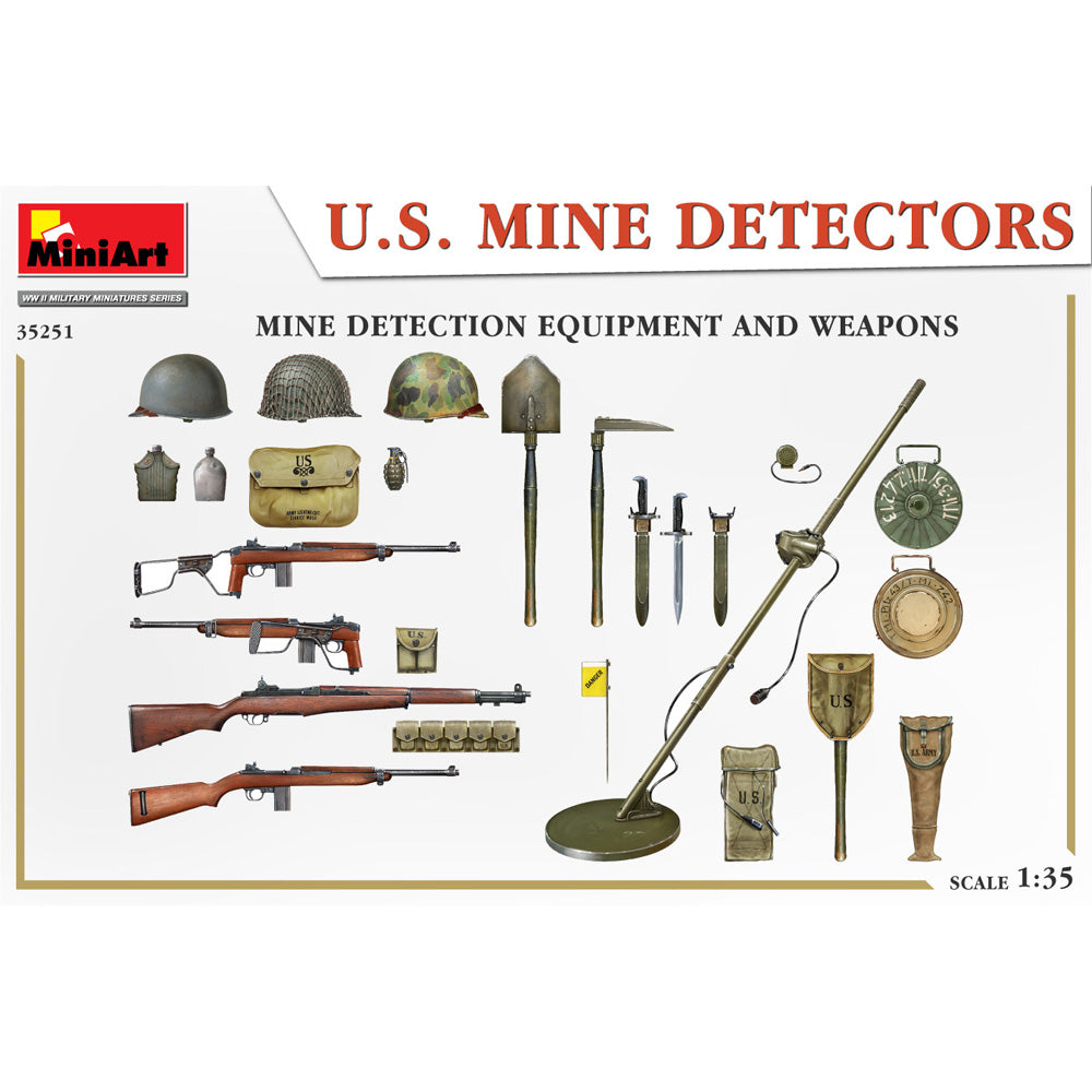 US Mine Detectors MiniArt 1/35 Scale Models