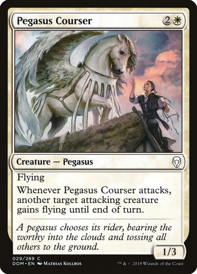 Pegasus Courser Dominaria #029