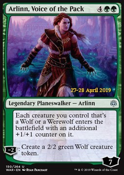 Arlinn, Voice of the Pack Prerelease Foil - War Of The Spark 150