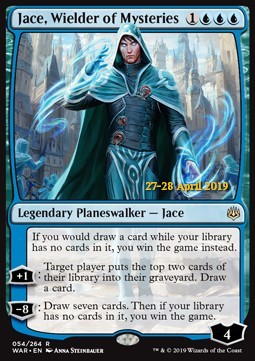 Jace, Wielder of Mysteries Prerelease Foil - War Of The Spark 054