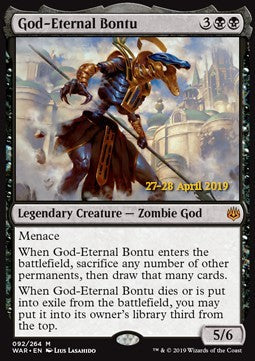 God-Eternal Bontu Prerelease Foil - War Of The Spark 092