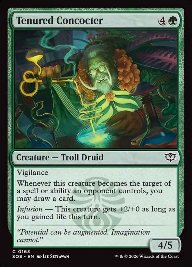 Tenured Concocter Secrets of Strixhaven #163Card Front
