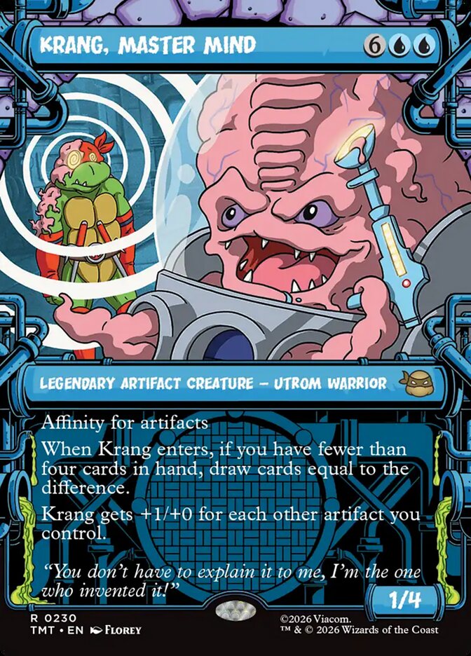 Krang, Master Mind Sewer Frame #230