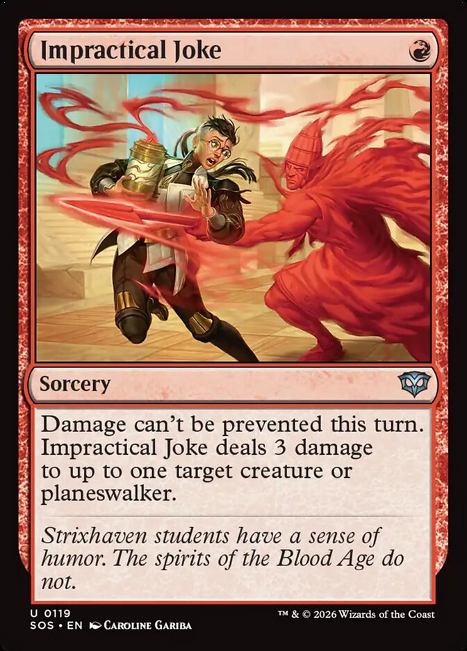 Impractical Joke Secrets of Strixhaven #119Card Front