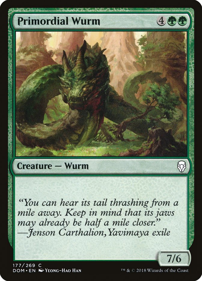 Primordial Wurm Dominaria #177