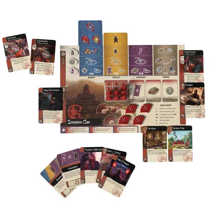 Gunsen: The Battle for Toshi Ranbo Legend of the Five Rings Board Game