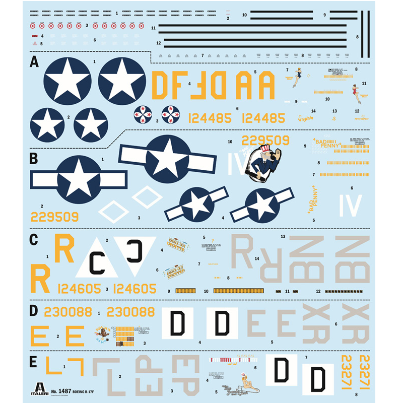 Italeri B-17F Flying Fortress | 1:72 Scale Model Kit