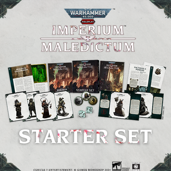 Warhammer 40K Imperium Maledictum Starter Set - RPG
