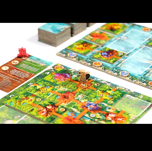 Timber Town Board Game – Two Player Strategy River Drafting Game