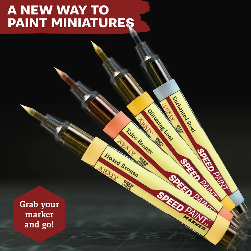 Speedpaint Marker Metallics Set - The Army Painter