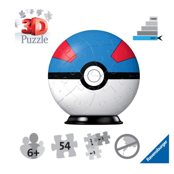 Pokémon Great Ball 3D Puzzle